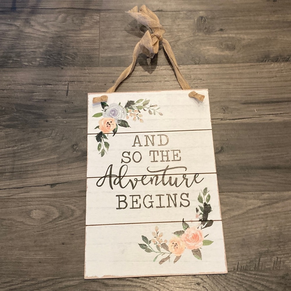 Wedding/birth/family sign